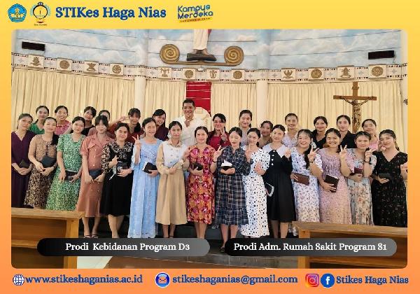 Foto kegiatan kerohanian mahasiswi